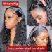 13x6 HD Lace Human Hair Water Wave Lace Front Wigs